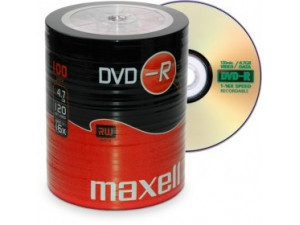 Media Maxell DVD-R 4.7GB 120min 16x Shrink 100pcs